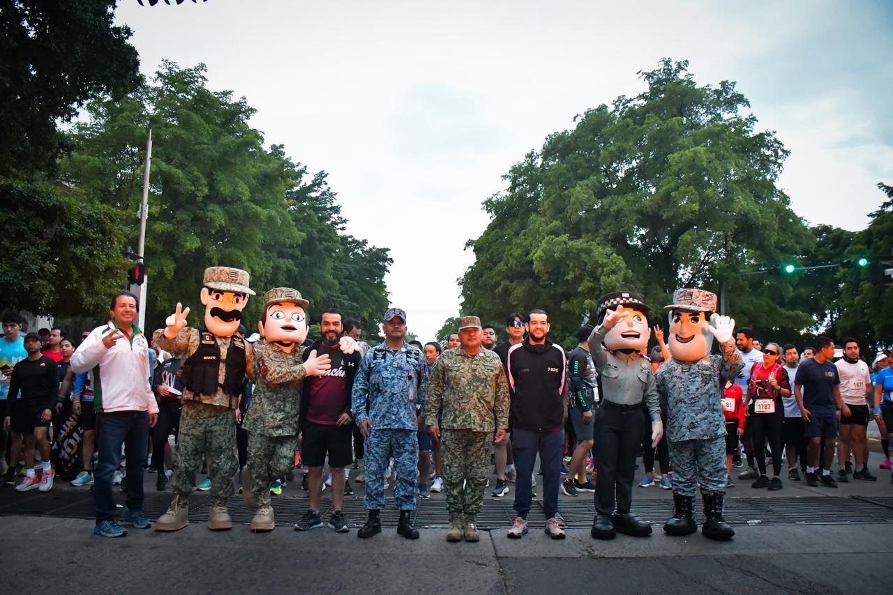 $!Culiacán se activa: ciudadanos se unen y participan en la Carrera Deportiva del Ejército y Fuerza Aérea