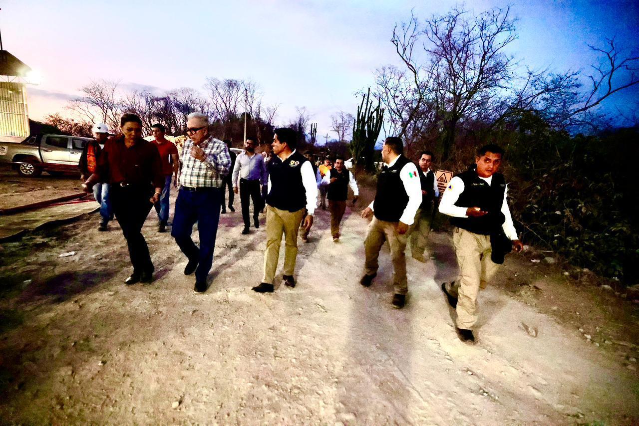 $!Promete PC Nacional ‘todos los recursos’ para rescate de mineros en Rosario