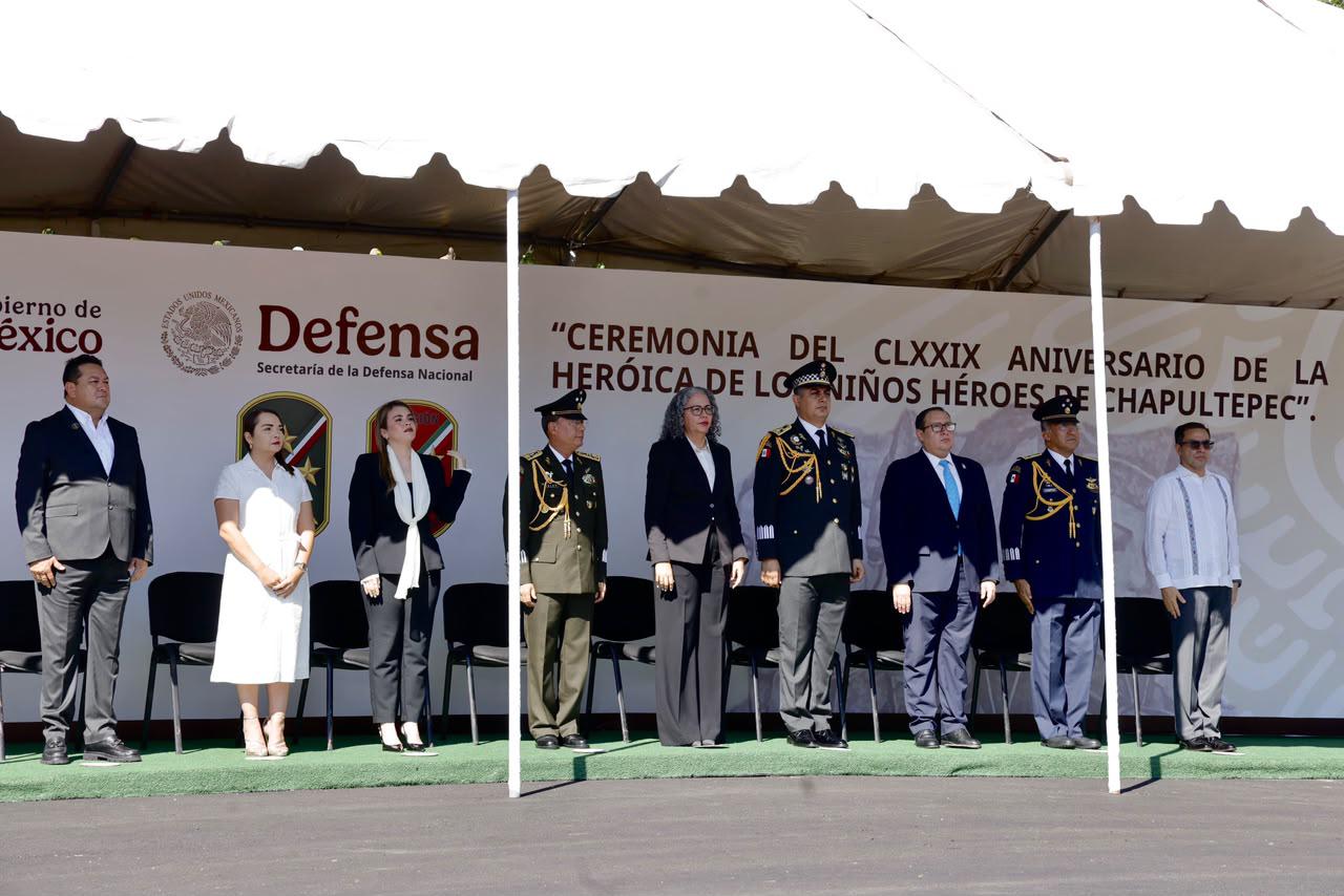 $!Conmemoran en Culiacán a los Niños Héroes; llaman a ciudadanos a enfrentar adversidades