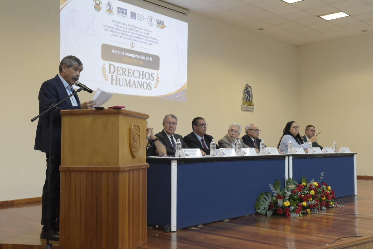 $!Arranca primera generación de la Maestría en Derechos Humanos de la CEDH y la UAS