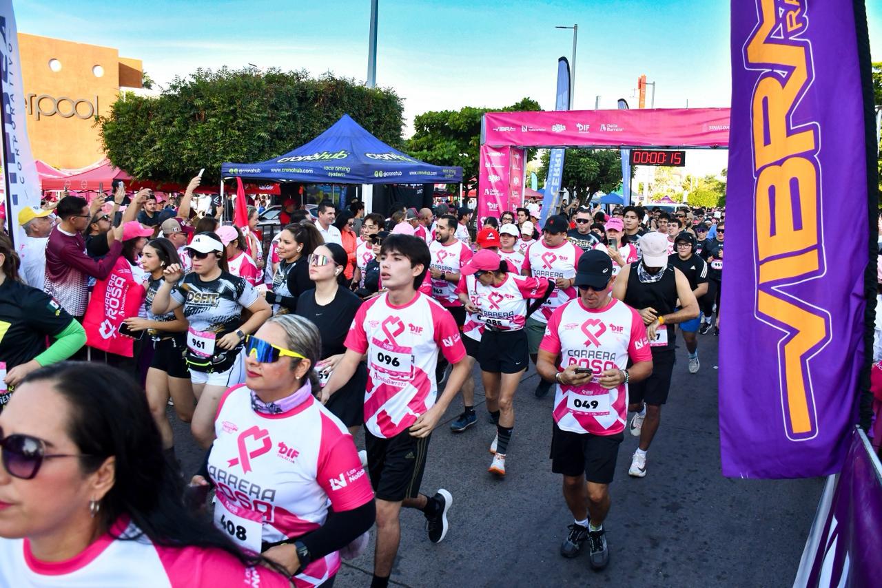 $!Culiacán corre por la vida en la Carrera Rosa Delia Barraza 2025