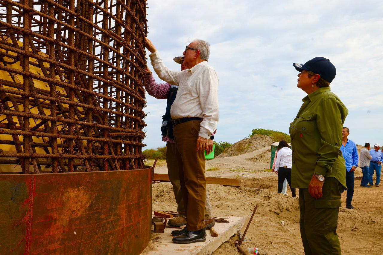 $!Supervisa Gobernador Rocha construcción del puente Bellavista-Boca del Río-Las Glorias