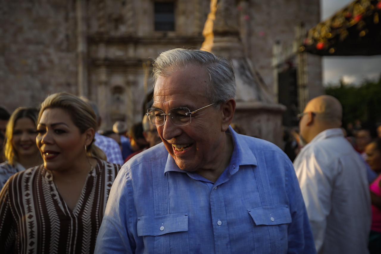 $!Asiste Gobernador a la procesión en honor de la Virgen de Nuestra Señora del Rosario