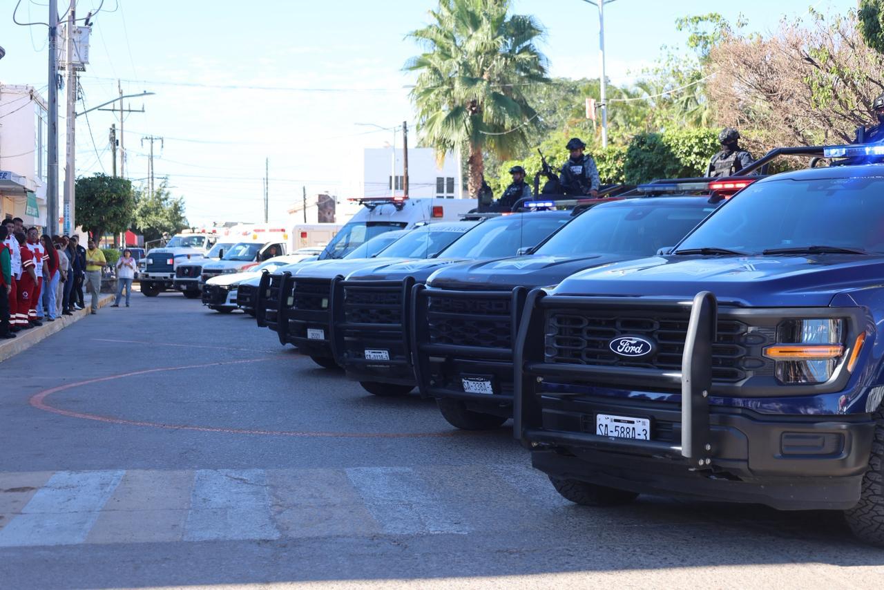 $!Arranca Operativo Guadalupe-Reyes en Elota con participación de corporaciones federales, estatales y municipales