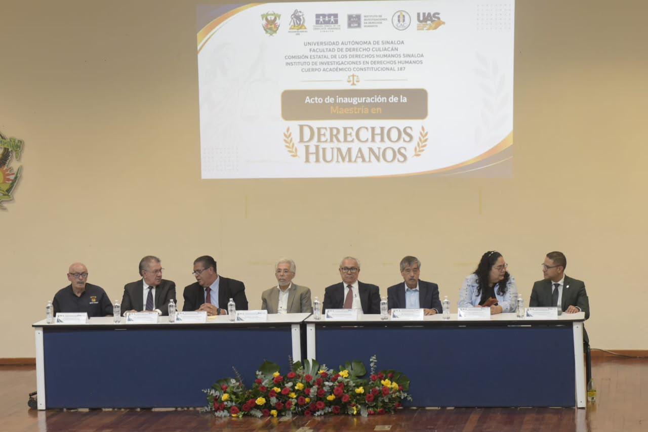 $!Arranca primera generación de la Maestría en Derechos Humanos de la CEDH y la UAS