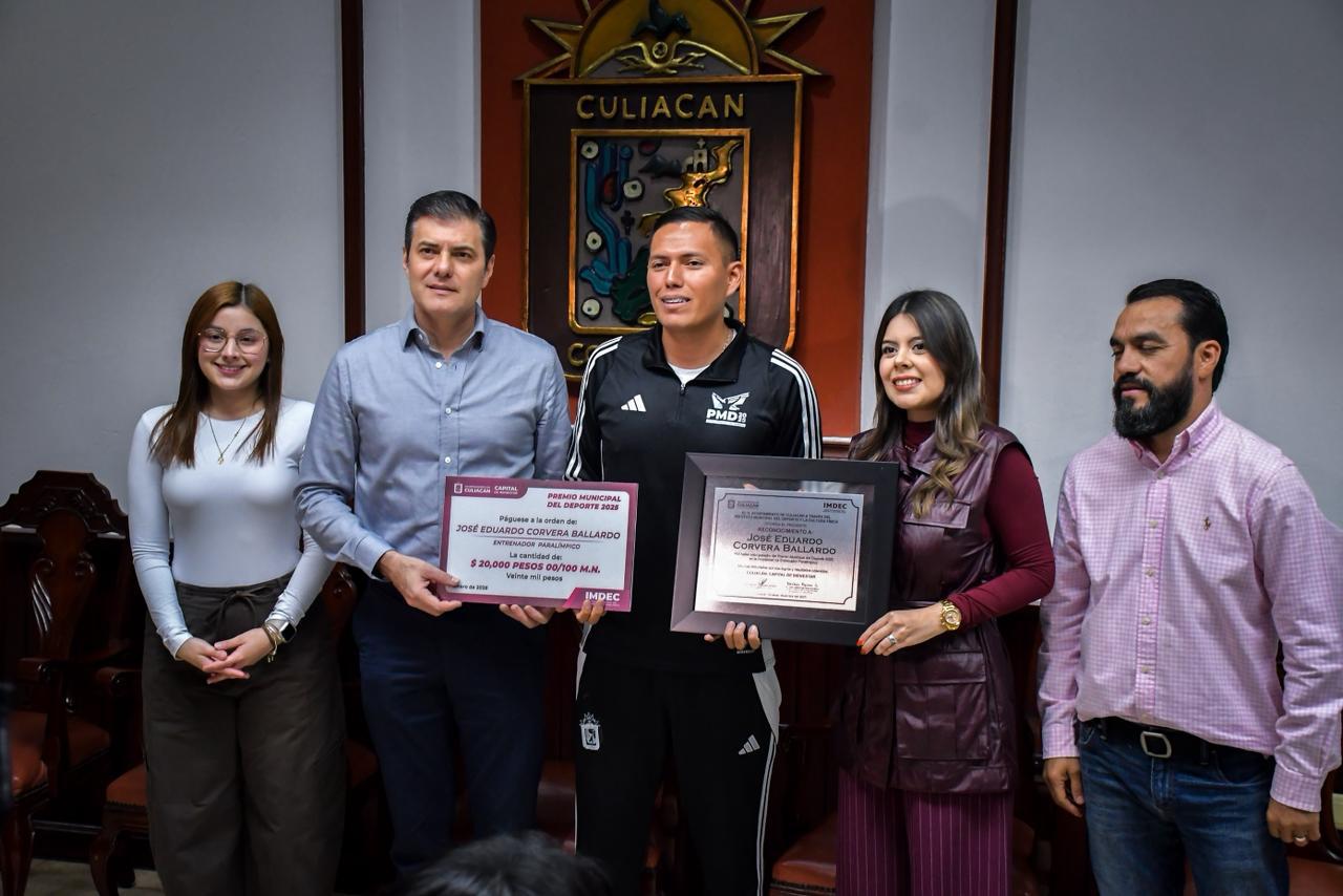 $!Reconocen a atletas y entrenadores con el Premio Municipal del Deporte 2025 en Culiacán