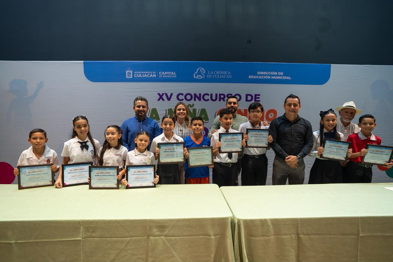 $!Gobierno de Culiacán reconoce a niñas y niños cronistas