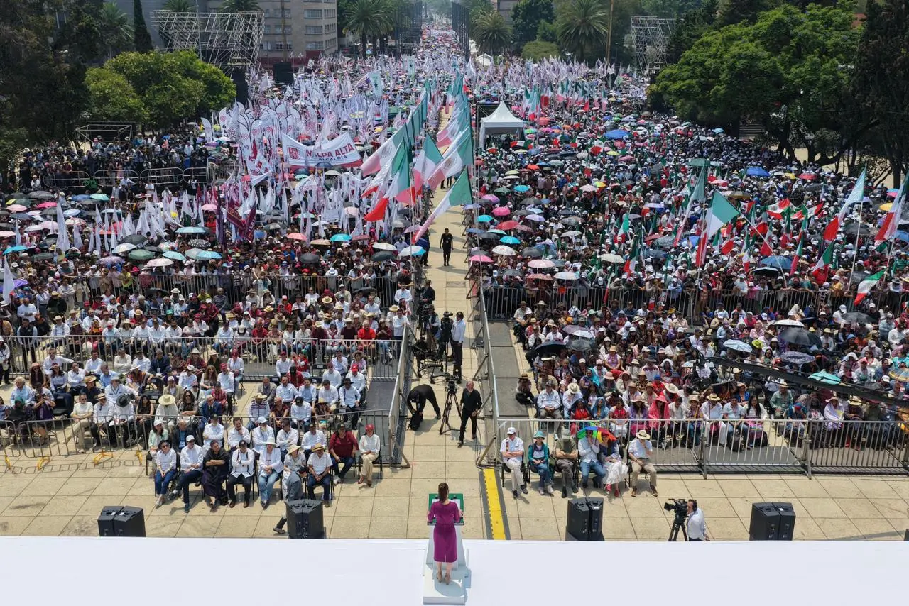 $!‘México ya cambió, nada ni nadie va a detener la transformación’: Claudia Sheinbaum