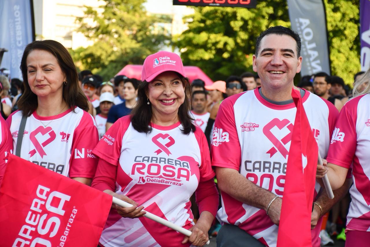 $!Culiacán corre por la vida en la Carrera Rosa Delia Barraza 2025