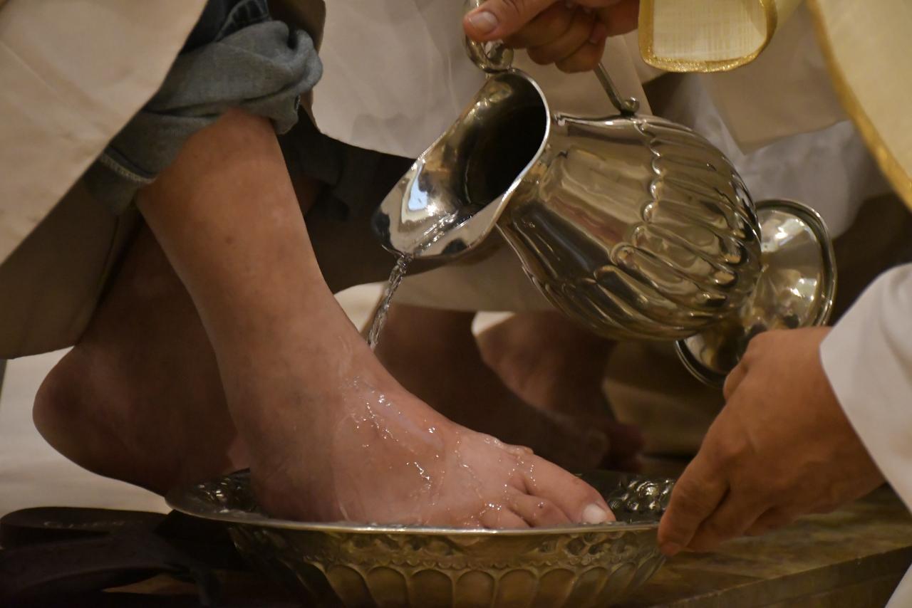 $!Catedral de Culiacán celebra el Jueves Santo con llamado a vivir la fe desde el servicio