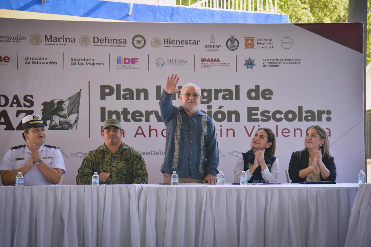 $!El Gobierno municipal arranca con el programa ‘Ahome sin Violencia’, buscando erradicar la violencia dentro de las aulas