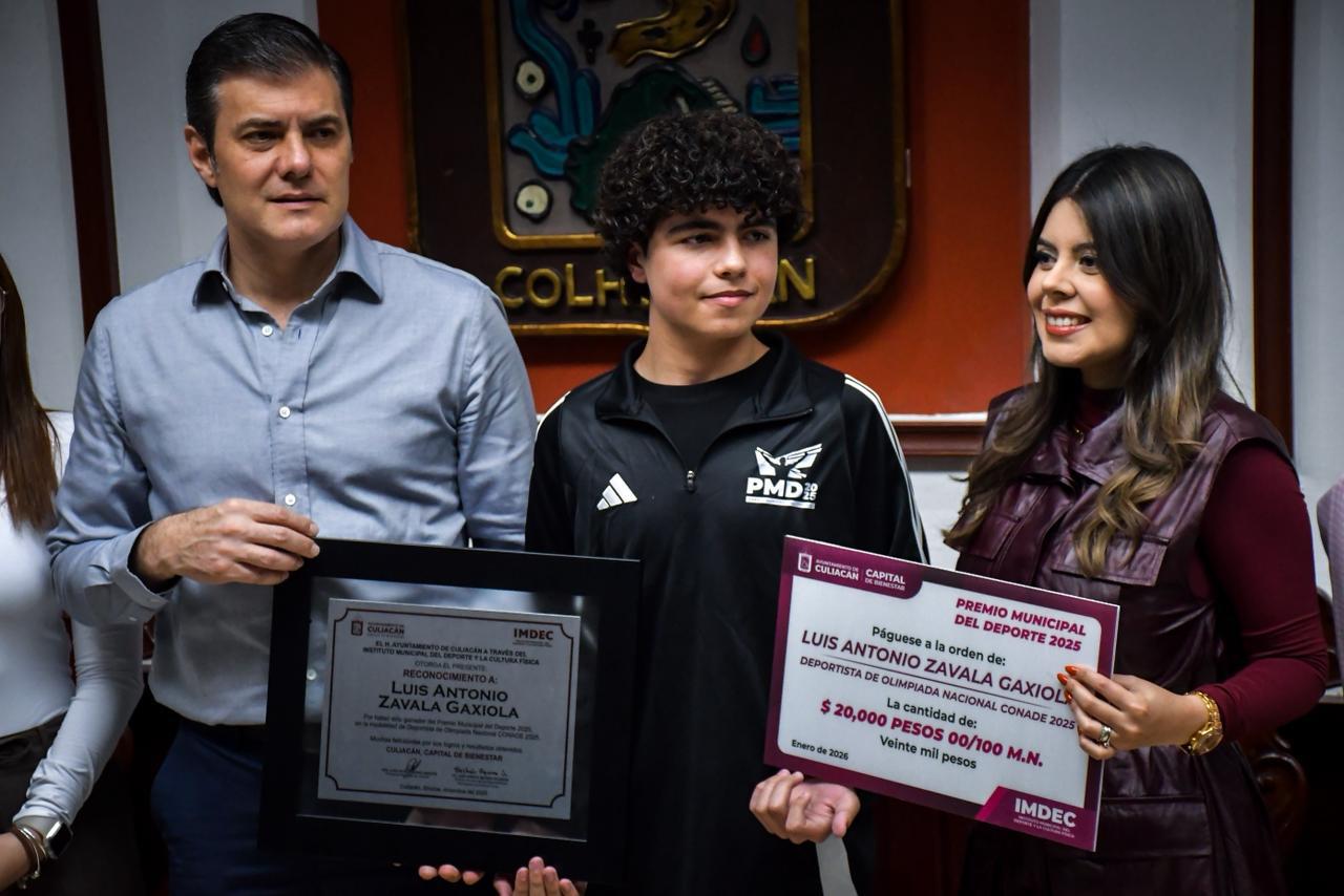 $!Reconocen a atletas y entrenadores con el Premio Municipal del Deporte 2025 en Culiacán