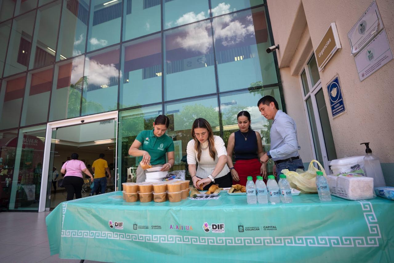 $!Mantiene DIF Culiacán apoyo alimentario a familiares de pacientes durante vacaciones