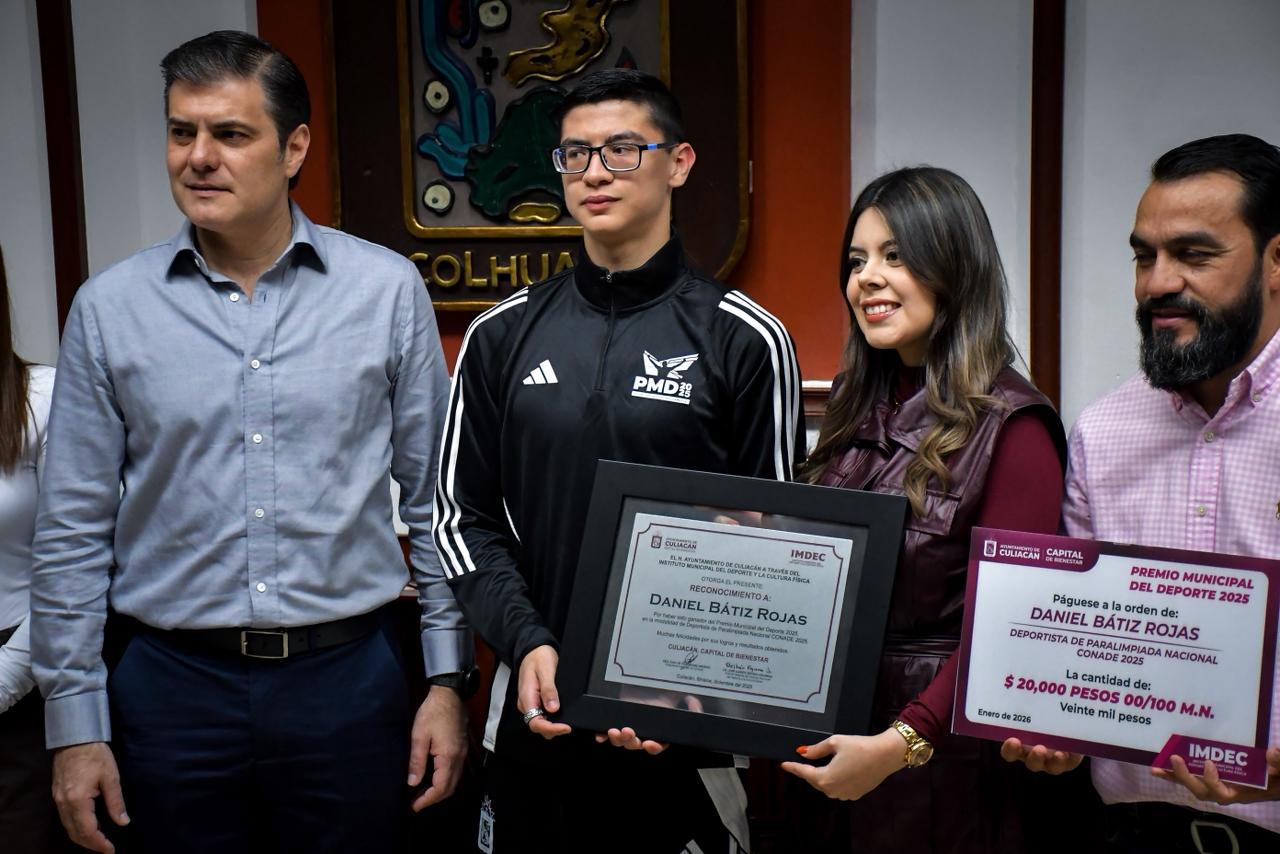 $!Reconocen a atletas y entrenadores con el Premio Municipal del Deporte 2025 en Culiacán