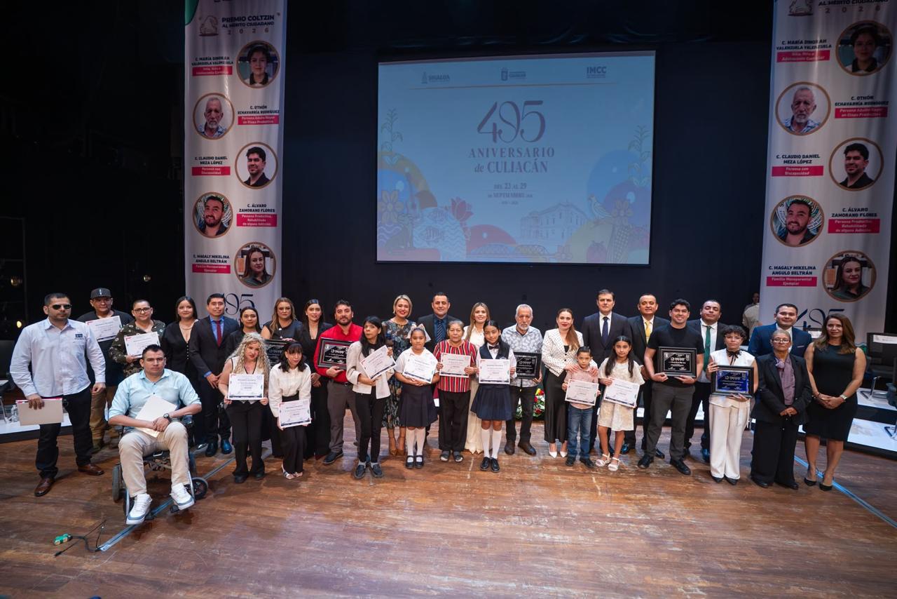 $!Reconoce Gobierno de Culiacán a ciudadanos ejemplares con el Premio Coltzin al Mérito Ciudadano 2026