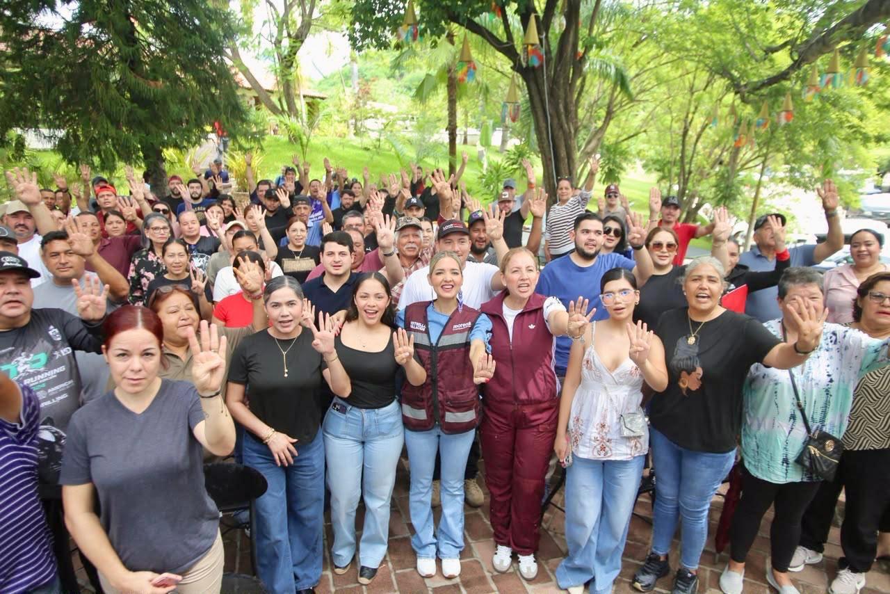 $!Desde Escuinapa, Estrella Palacios llama a defender la Transformación y la soberanía nacional