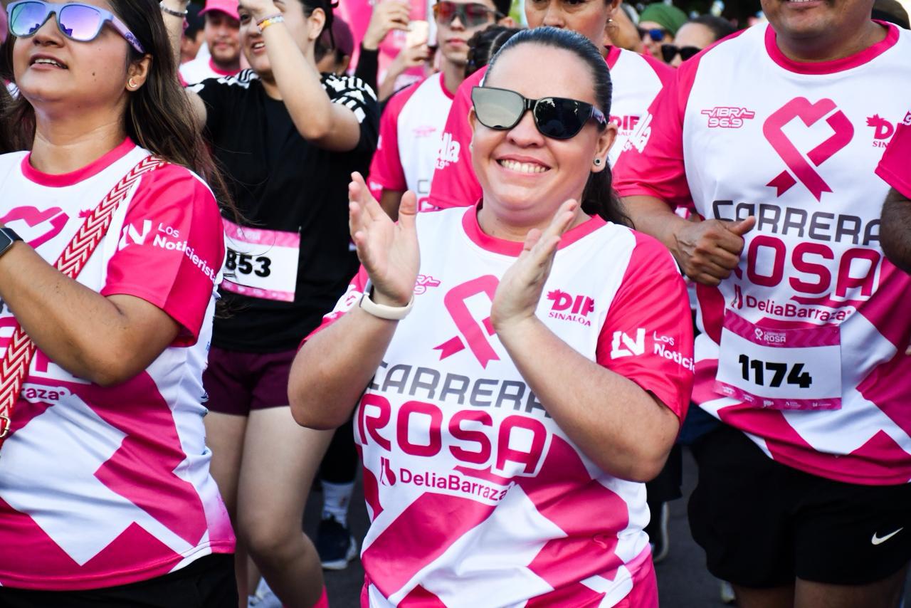 $!Culiacán corre por la vida en la Carrera Rosa Delia Barraza 2025