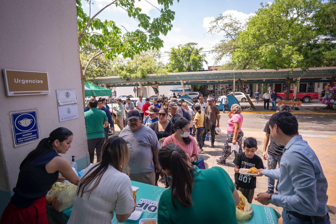 $!Mantiene DIF Culiacán apoyo alimentario a familiares de pacientes durante vacaciones