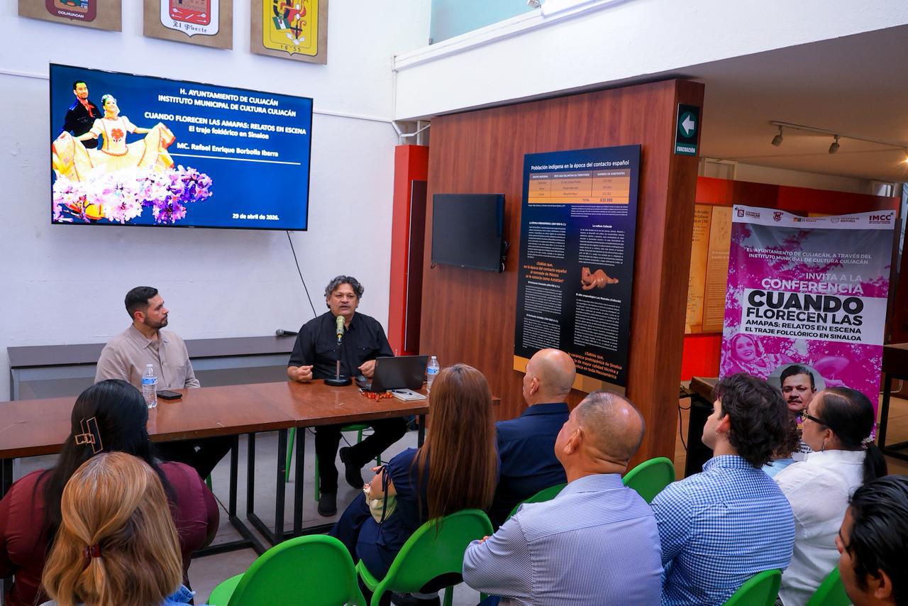 $!Rafael Borbolla Ibarra afirmó que su tesis de doctorado propone dar rostro a la historia y a los personajes de la danza sinaloense.