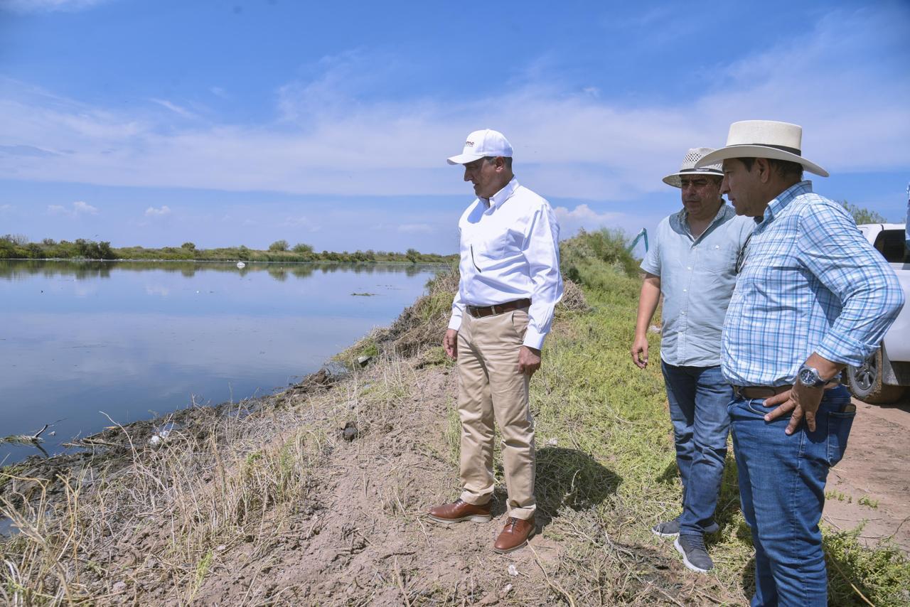 $!Tras casi un siglo de abandono, dragan dren Juárez para mitigar inundaciones