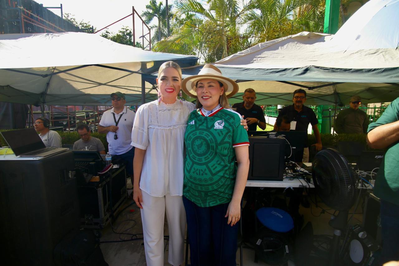 $!Se suma Estrella Palacios a movilización en Culiacán por mensaje de Sheinbaum