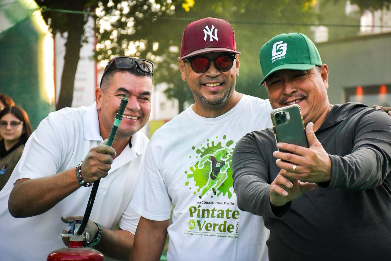 $!Cobaes celebra con éxito en Culiacán la décima edición de la carrera ‘Píntate Verde’