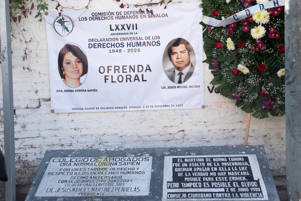 $!CEDH Sinaloa honra a defensores históricos y pide revisar la crisis actual desde la cultura de los derechos humanos