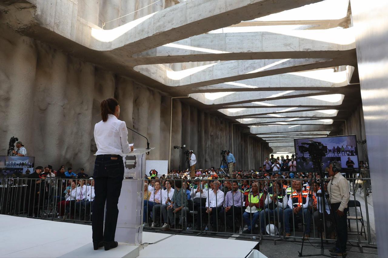 $!Sheinbaum inaugura la autopista Tepic-Compostela y anuncia ampliación hacia San Blas