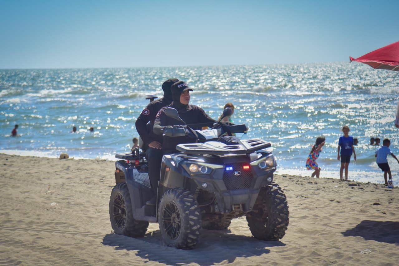 $!Jueves Santo transcurre sin contratiempos en Ahome; autoridades vigilan playas y centros ceremoniales