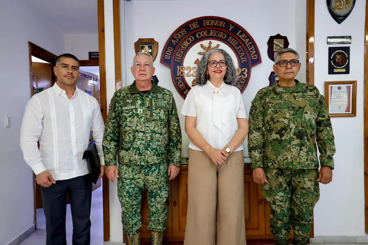 $!Se reúne Graciela Domínguez con Gabinete de Seguridad en Mazatlán; acuerdan reforzar seguridad en Sinaloa
