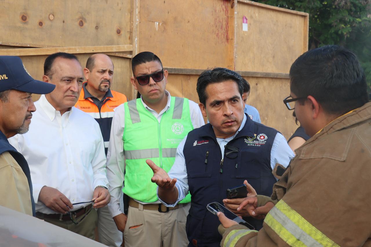 $!Son 5 personas las fallecidas en el incendio en plaza comercial en Los Mochis