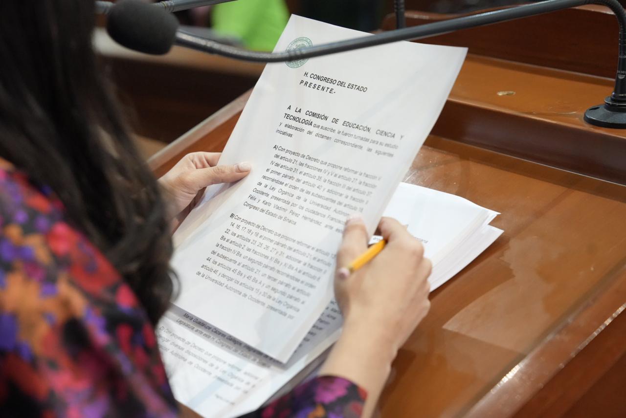 $!Congreso de Sinaloa da primera lectura al dictamen para la reforma a la Ley Orgánica de la UAdeO