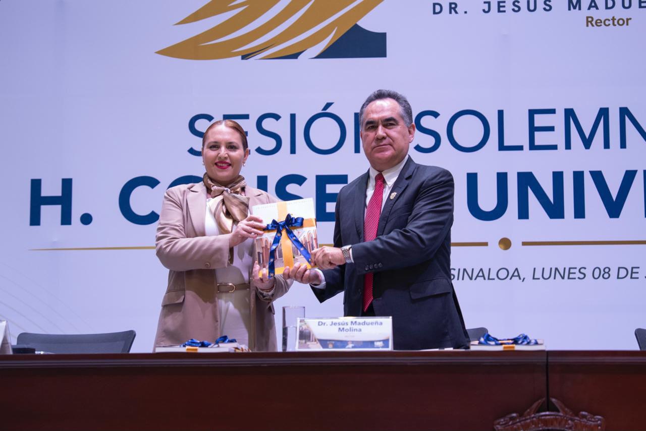 $!Refrenda Ana Miriam Ramos alianza institucional con la UAS