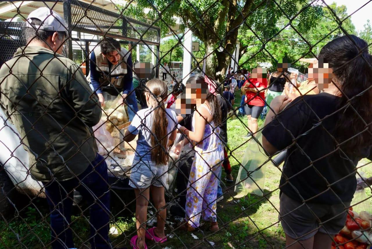 $!Sebides entrega apoyos en zona serrana de Rosario tras bloqueos comunitarios