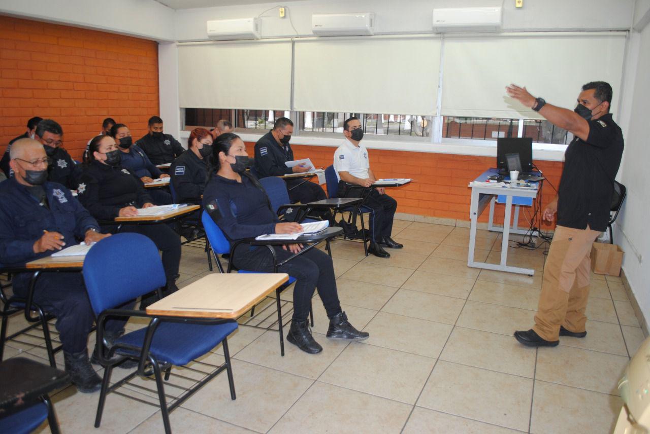 $!Fortalece Universidad de la Policía profesionalización de elementos municipales con capacitación