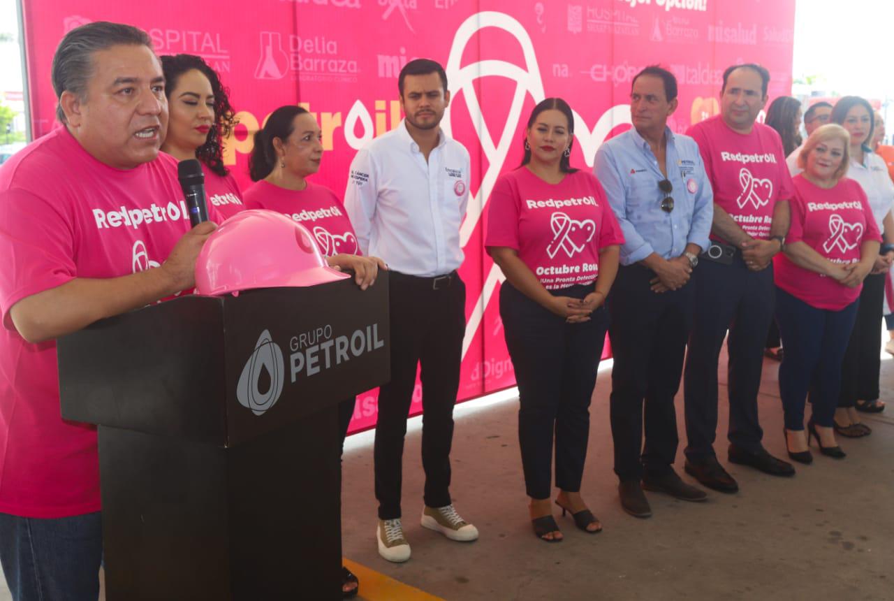 $!Se suma Redpetroil a la lucha contra el cáncer de mama en Mazatlán