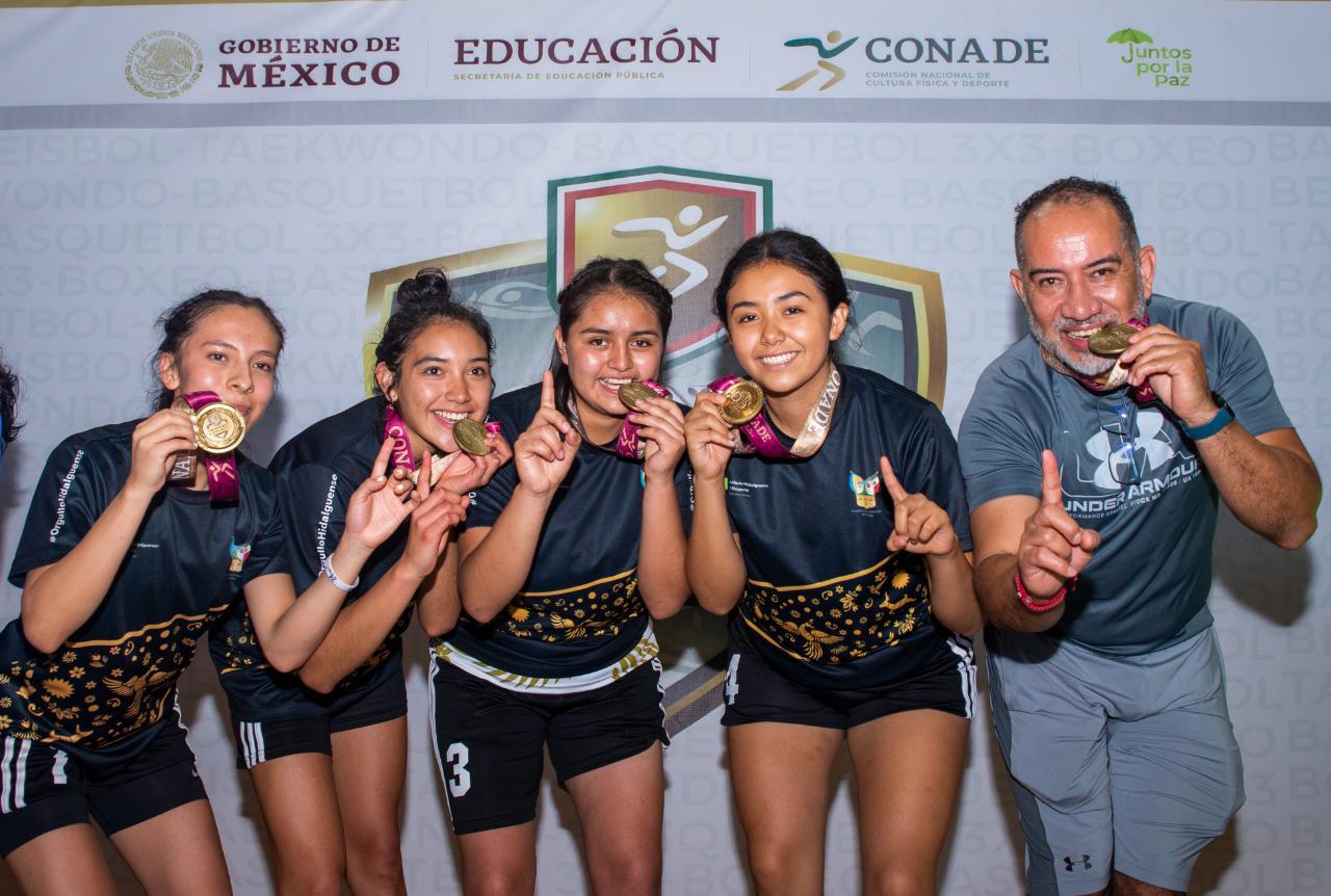 $!Morelos e Hidalgo se llevan los oros del basquetbol 3x3 femenil de los Juegos Nacionales Conade