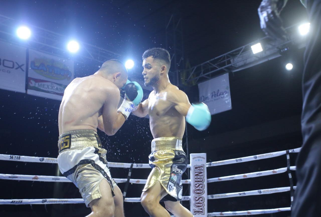 $!‘Veneno’ Aréchiga mantiene el invicto en pelea estelar de función ‘Rumbo a la Gloria’