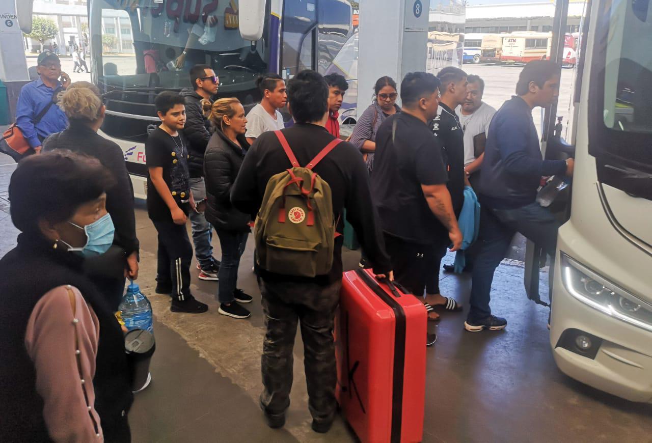 $!Central Camionera de Mazatlán registra alza en entradas y salidas de viajeros