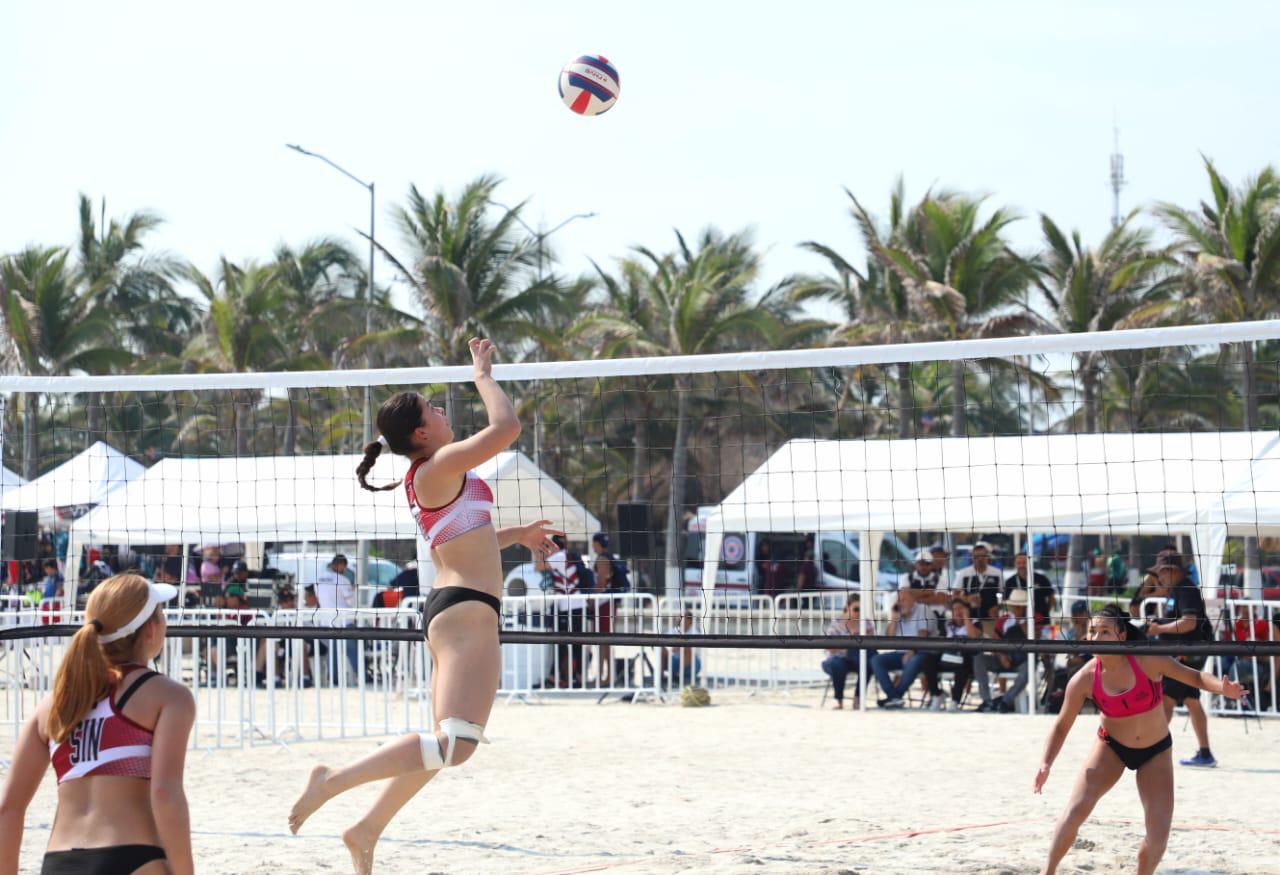 $!Conquista Sinaloa tres oros en voleibol de playa de Nacionales Conade