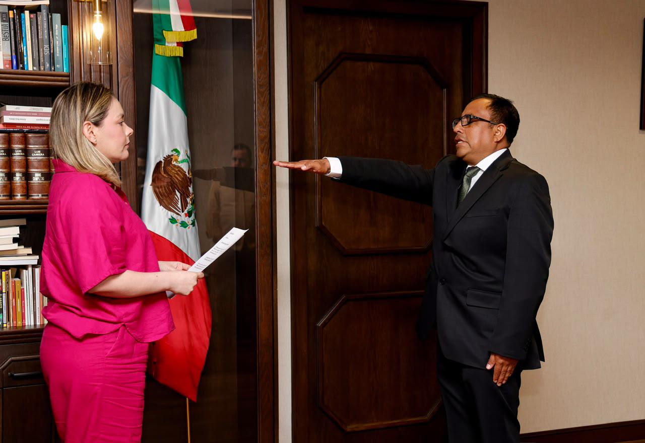 $!Rinde protesta Efrén Martínez Casimiro como subsecretario de Seguridad Pública en Sinaloa