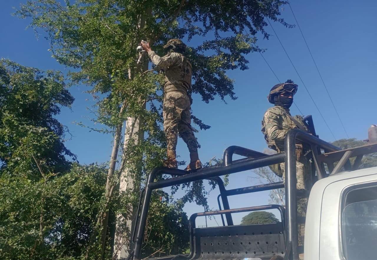 $!Marina suma 39 cámaras parásitas localizadas y desmanteladas en Culiacán