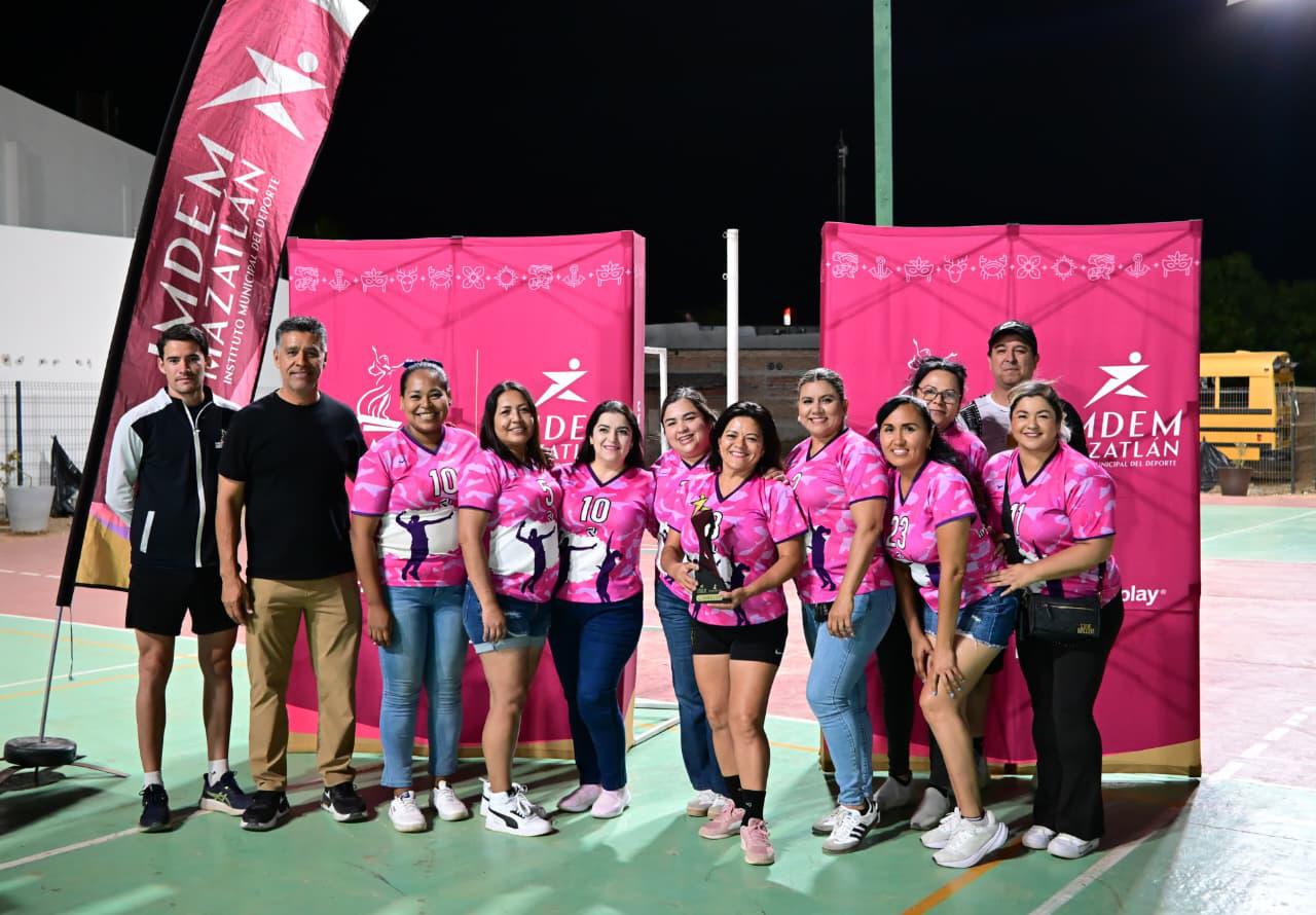 $!Coronan a los campeones del Torneo Afiliación de Voleibol Imdem 2026, en la Sahop