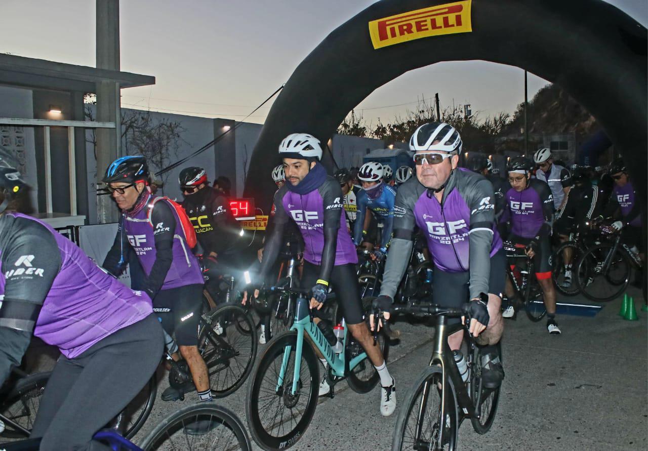 $!Multitudinaria respuesta tiene el Gran Fondo Mazatlán 2025
