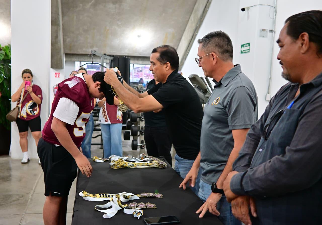 $!Redskins Mazatlán entrega galardones a lo más granado de sus filas