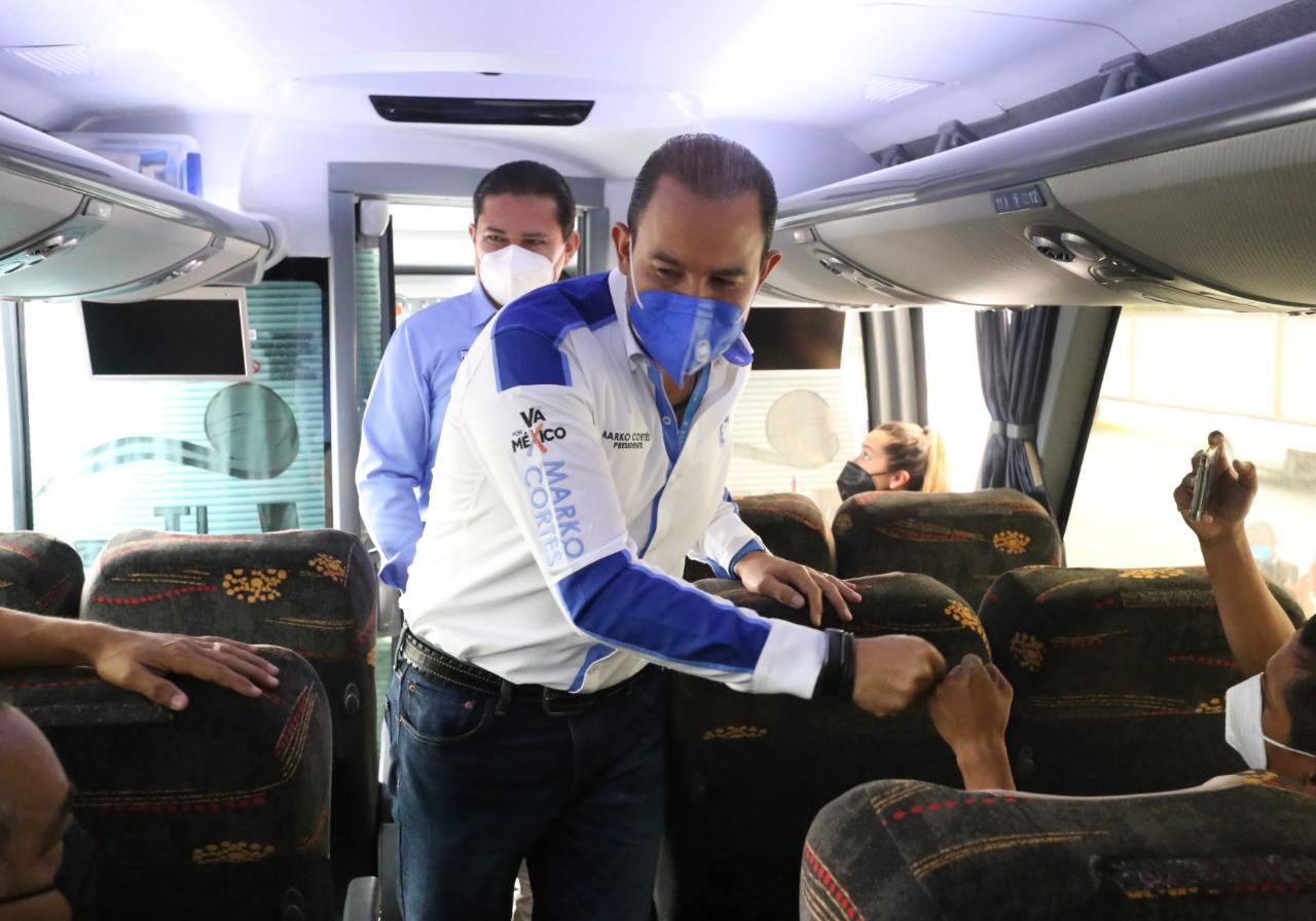 $!A México le urgen equilibrios y contrapesos, dice Marko Cortés en Mazatlán, en referencia al caso de la Suprema Corte