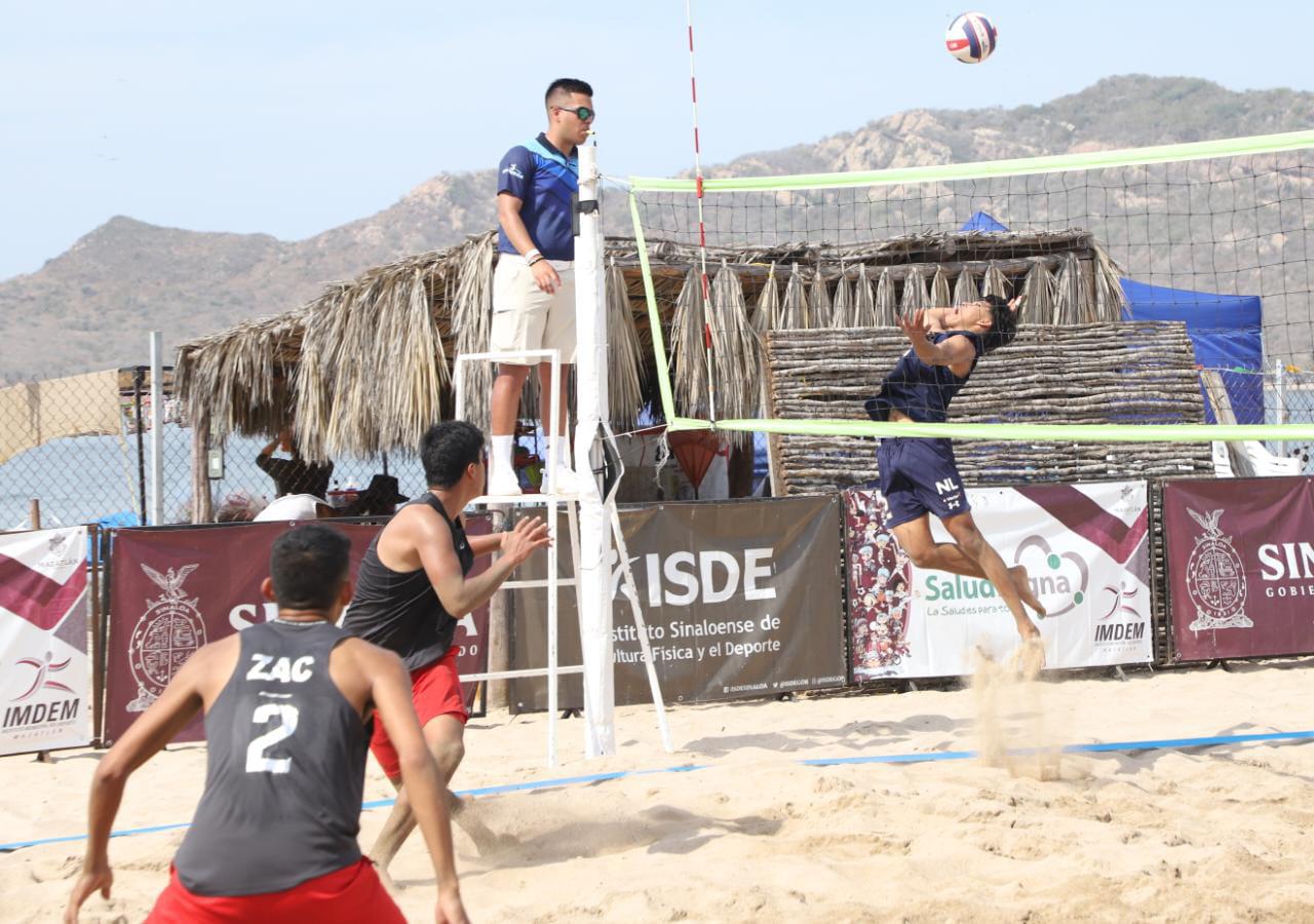 $!Sella Sinaloa cuatro boletos al Nacional de Voleibol de Playa