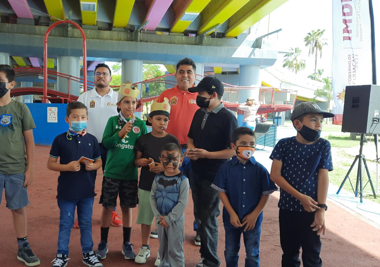 $!Imdec lleva Feria Deportiva en festejo del Día de la Niñez en Ciudad Mágica Colhuacan