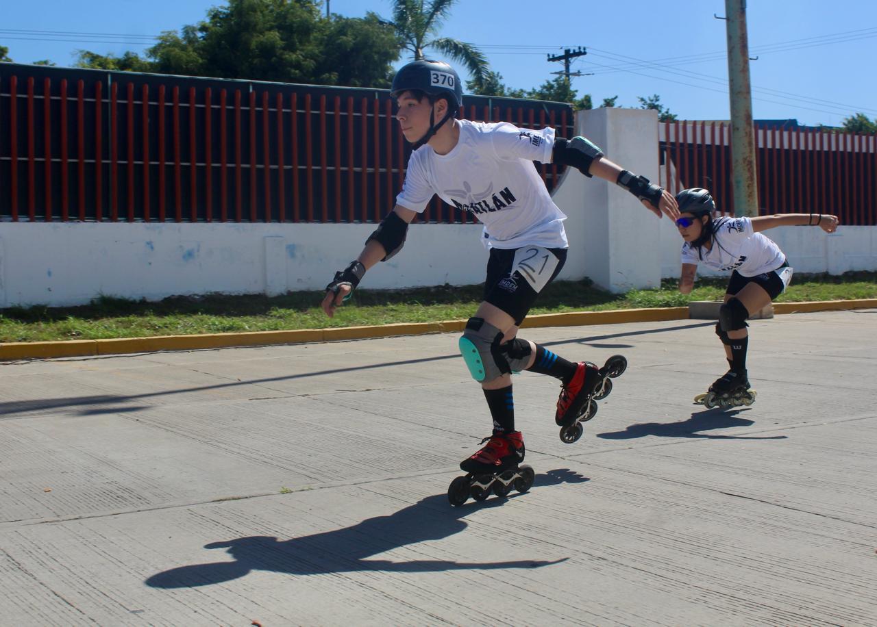 $!Domina Mazatlán medallero del patinaje de velocidad, en la etapa estatal de Juegos Conade