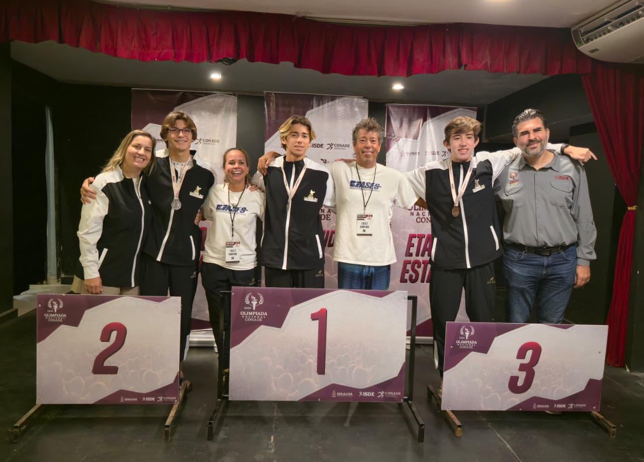 $!Logra Mazatlán 24 medallas en el surf de la etapa estatal de la Olimpiada Nacional Conade